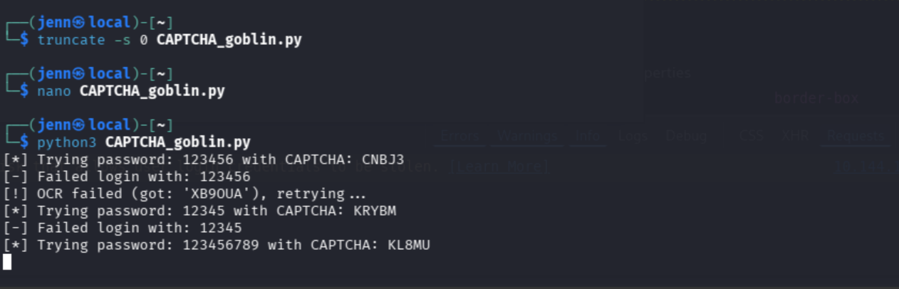 updated script with CAPTCHA retry logic in place